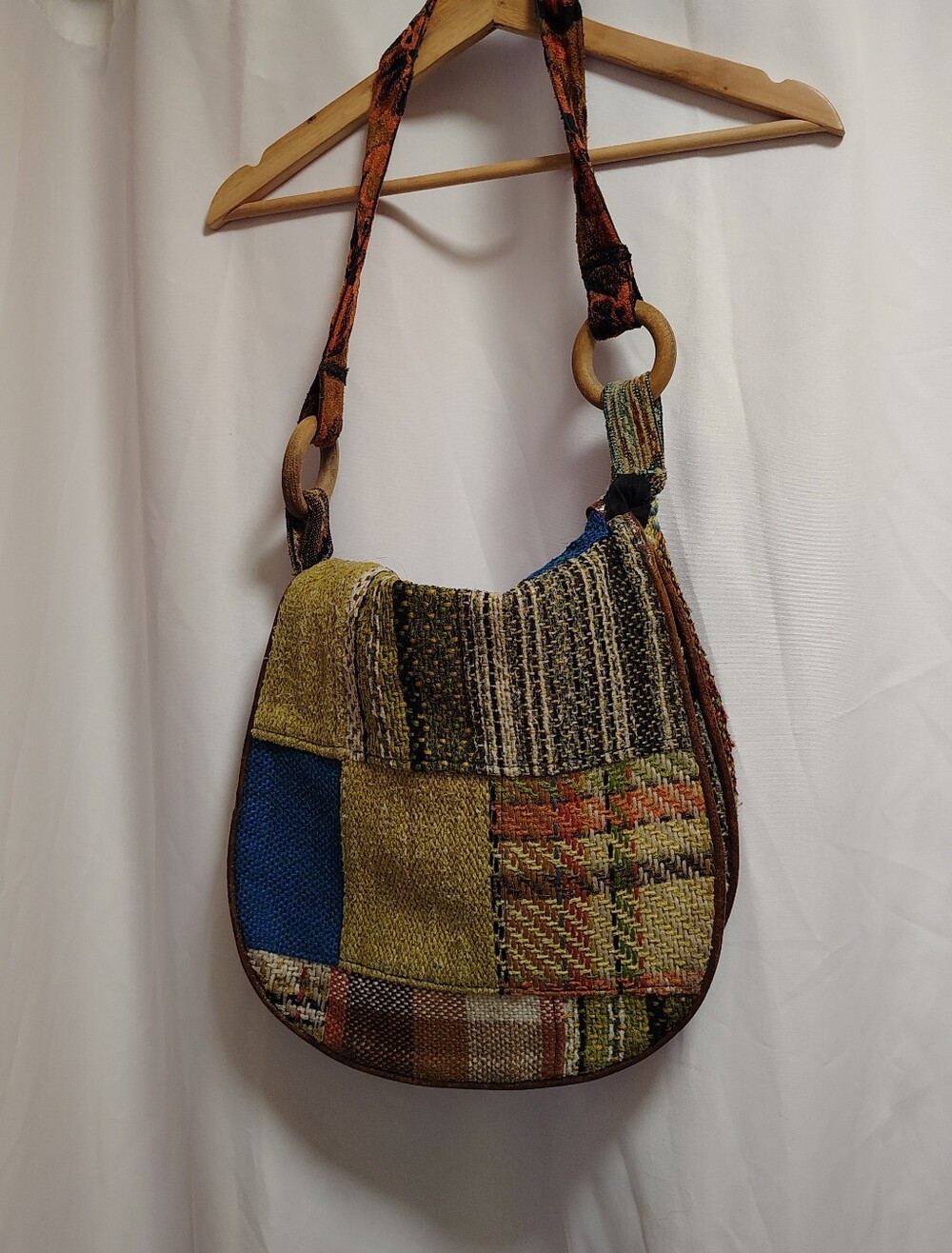Vintage Boho Patchwork Satchel